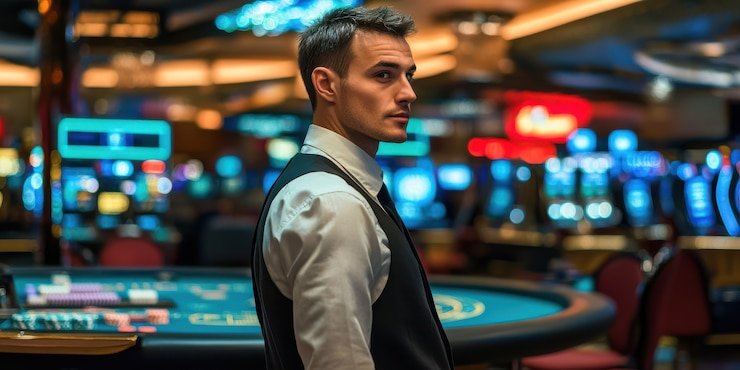 atom slot live blackjack table on mobile